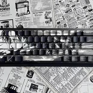 兵长键帽pbt侧刻透光支持wooting迈丛ace60fire68ez63夜魔made68