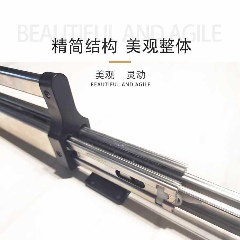 6E3X拉拉宜居阻尼款衣柜衣橱挂衣挂裤缓冲顶装伸缩不锈钢拉杆挂衣