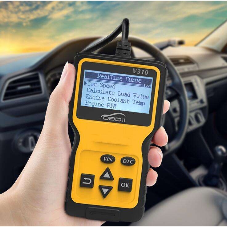 读码卡V310 OBD2CAR Diagnostic Tool汽车故障检测诊断发动机清码