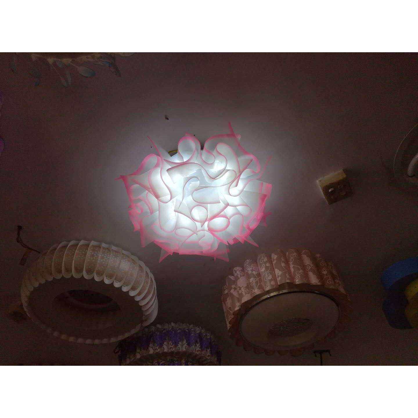 创意个性花朵LED吸顶灯温馨浪漫星星月亮创意大气男女孩灯具