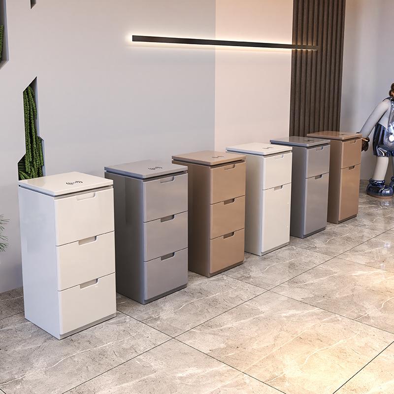 理发店工具柜美发柜子单双面实木柜子发廊专用工具储物柜烤漆柜