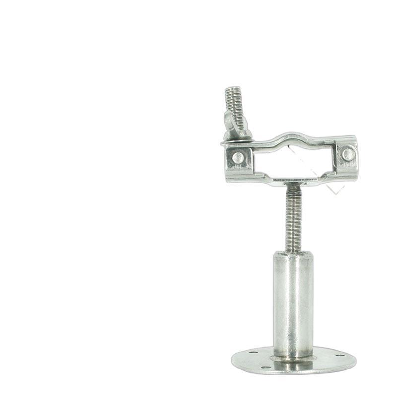 台式管支架304不锈钢固定管夹喉箍可调节管卡托架圆管码锁紧喉箍