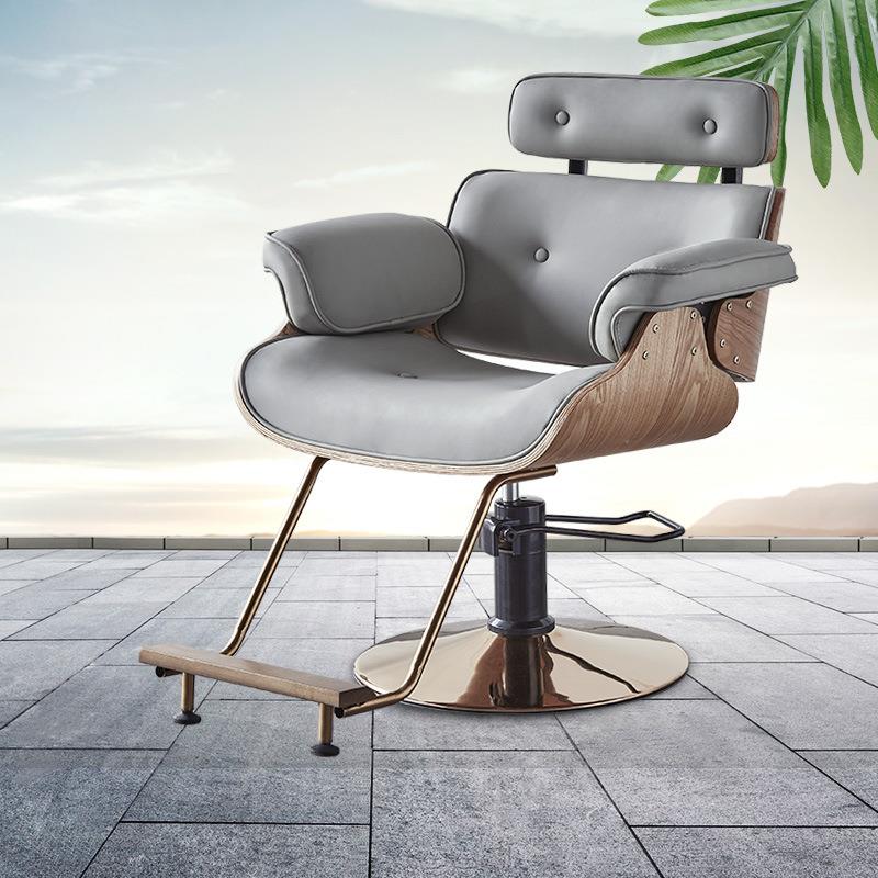理发店美发店椅子简约发廊烫染专用可升降剪发椅网红理发美发椅子