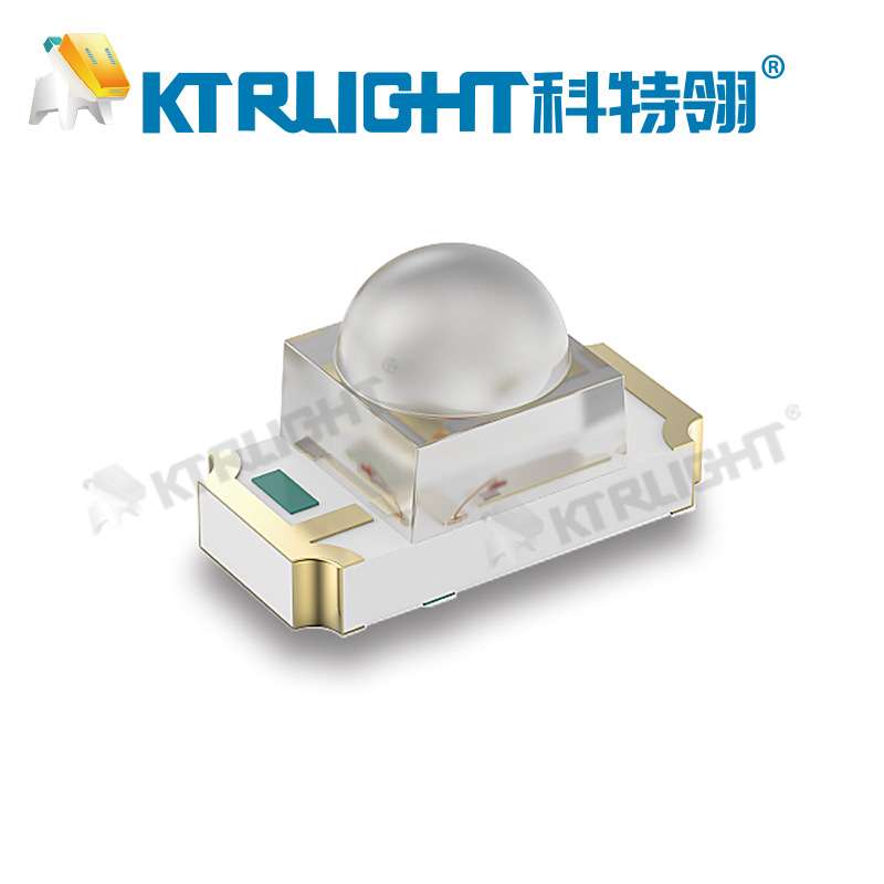 1206球头红光LED  3216凸头超高亮红灯 1206透镜红色发光二极管