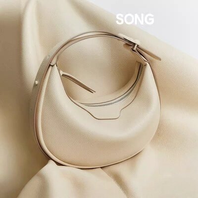 甲乙&颂颂半月包小号大容量通勤包腋下单肩斜挎包月牙包女