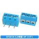 5.0 3P螺钉式 KF301R PCB接线端子5.0mm间距可拼接300V 16A弯插