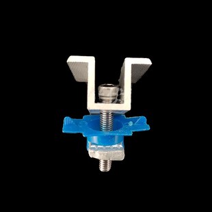 光伏板边压c块中压块铝合金压块光伏组件压块压码太阳能光伏支架