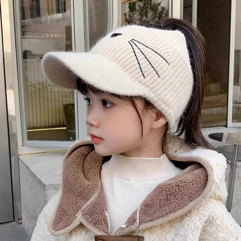儿童毛线帽子女童秋冬季新款