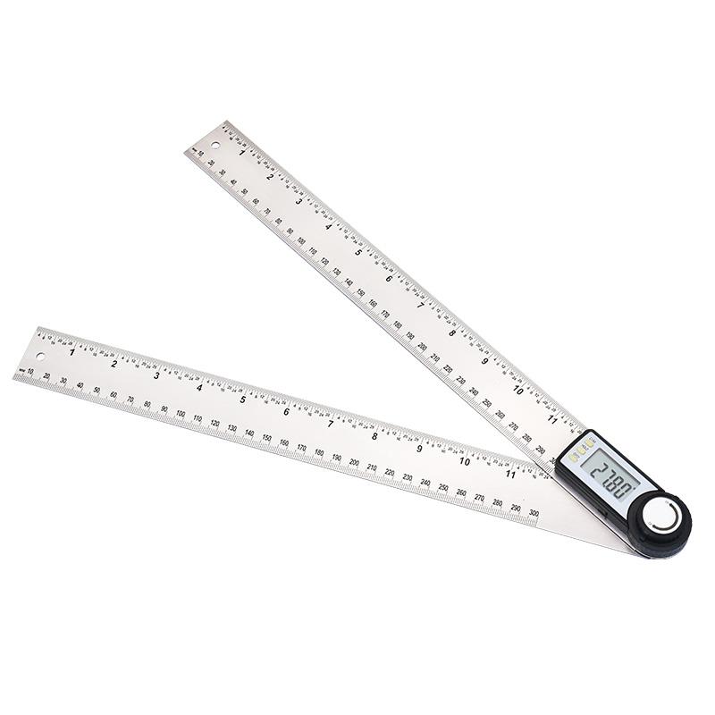 j8万用折尺度高精度90多功能量角器木工尺角度尺异形数显直角测g3