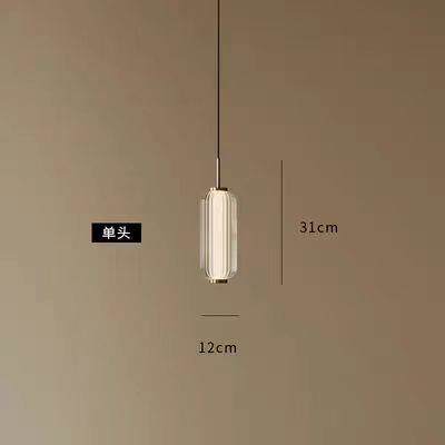 新款现代简约创意轻奢一字吊灯设计师样板间吧台卧室床头吊灯