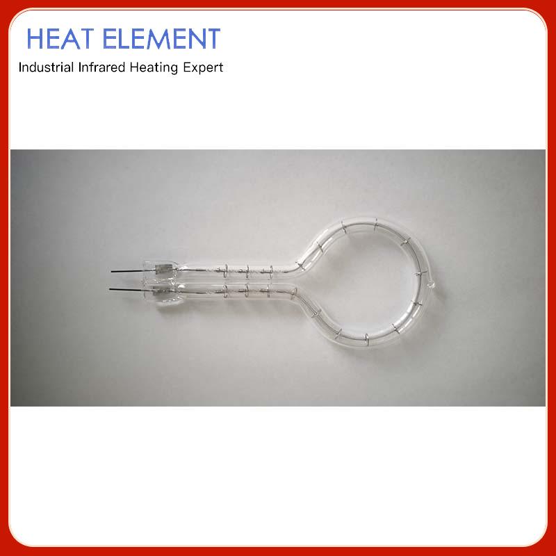 非标异形红外线加热管球拍型加热灯管圆环形O型C形红外线加热管