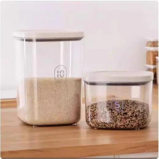 安雅密封罐橱柜杂粮大号收纳盒食用级米桶防虫防潮密封家用大米缸