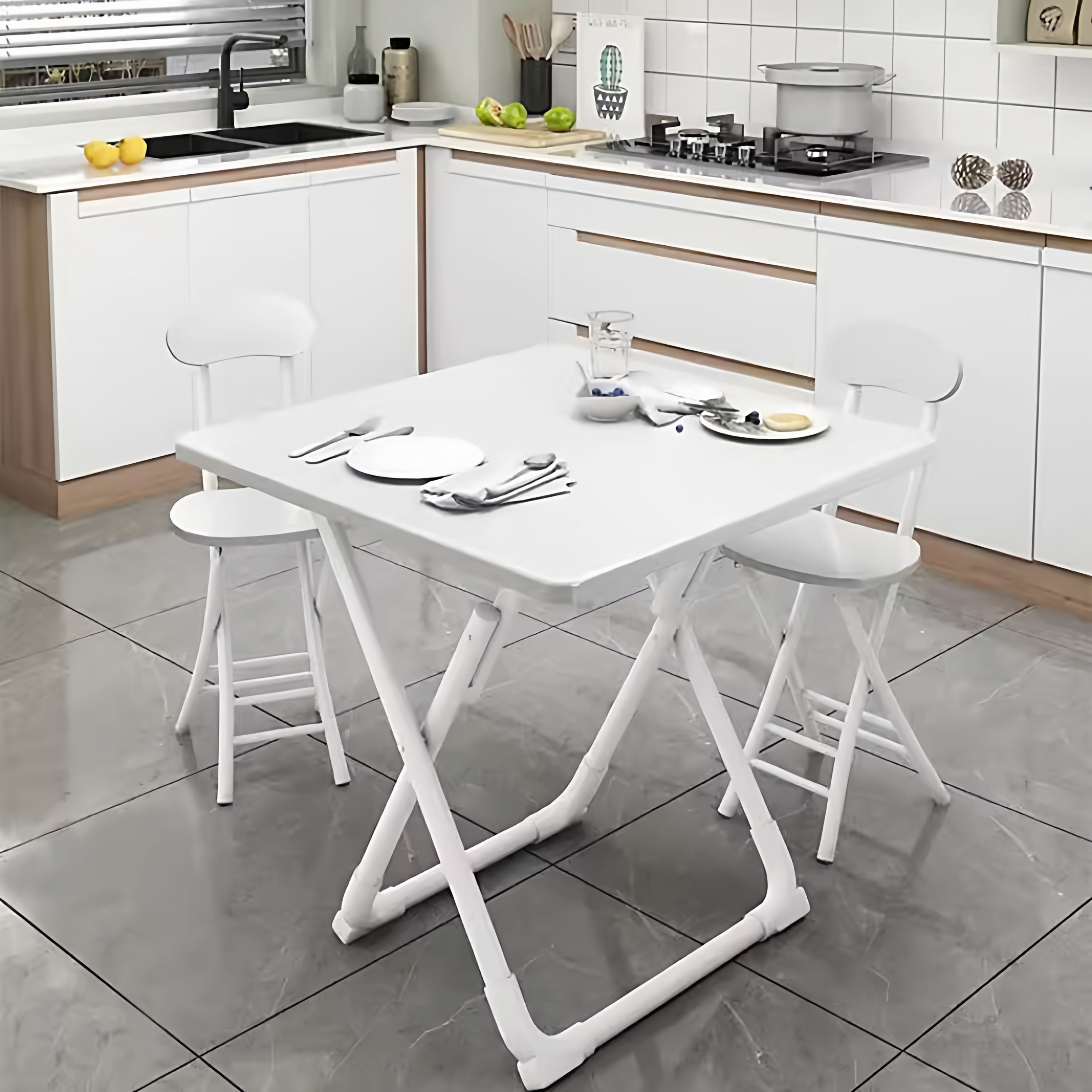 日式小方折叠桌便携摆摊餐桌