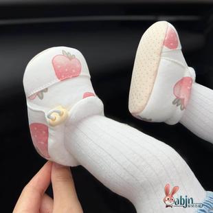 防掉加绒加厚保暖棉鞋 12个月 春秋纯棉男女宝宝软底步前鞋 婴儿鞋