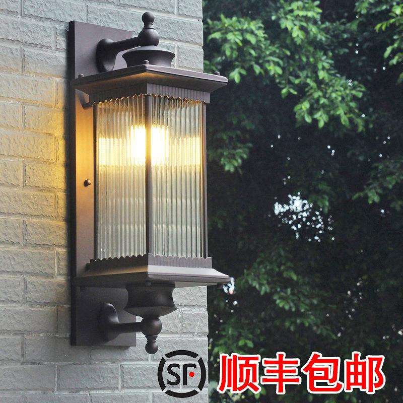 户外壁灯花园别墅室外防水太阳能庭院灯大门阳台过道外围墙门柱灯