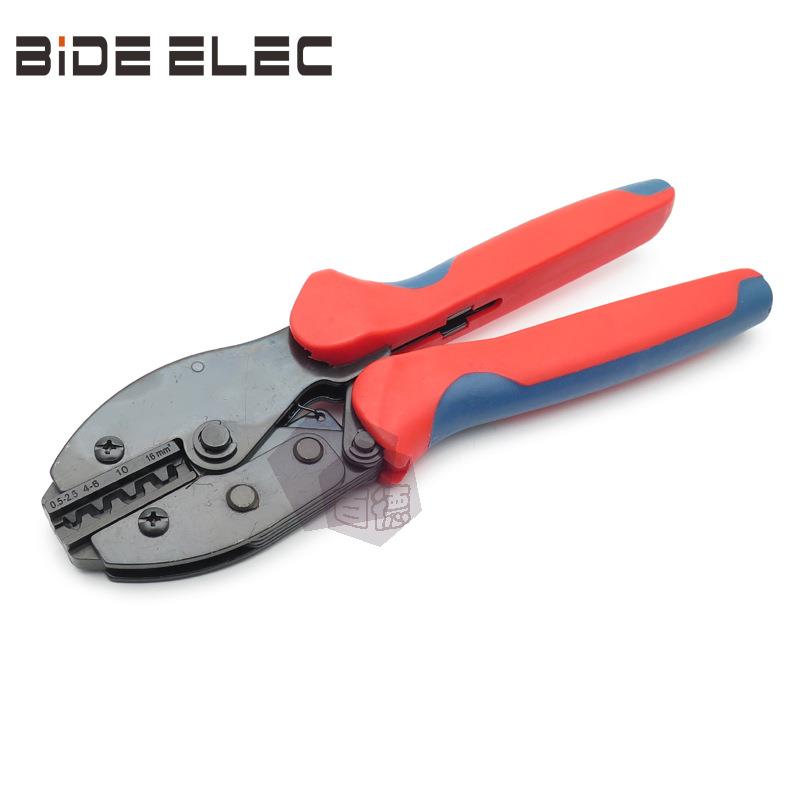 LY-0516棘轮SC紫铜裸端子专用压线钳压接工具压后梯形0.5-16mm2