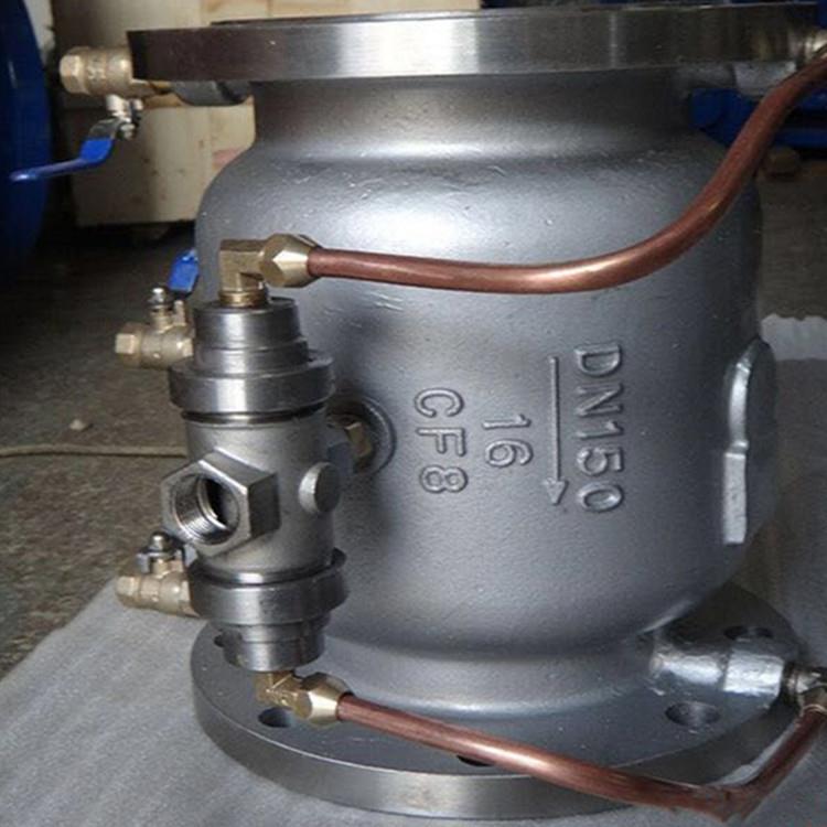 铸铁铸钢法兰LHS743X低阻力倒流防止器 DN80 100 150 200 300