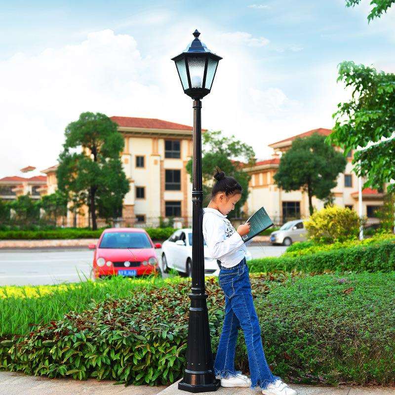 户外小区高杆灯草坪灯别墅灯花园灯景观灯防水路灯欧式复古庭院灯