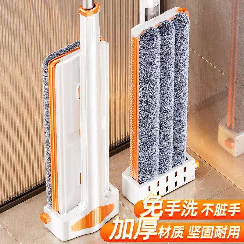 拖把家用免手洗一拖净2024新款懒人免洗拖地地拖大号平板申恒