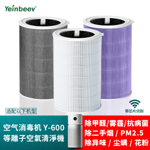 适配小米米家空气消毒机Y-600滤芯净化器离子空气清净机过滤网