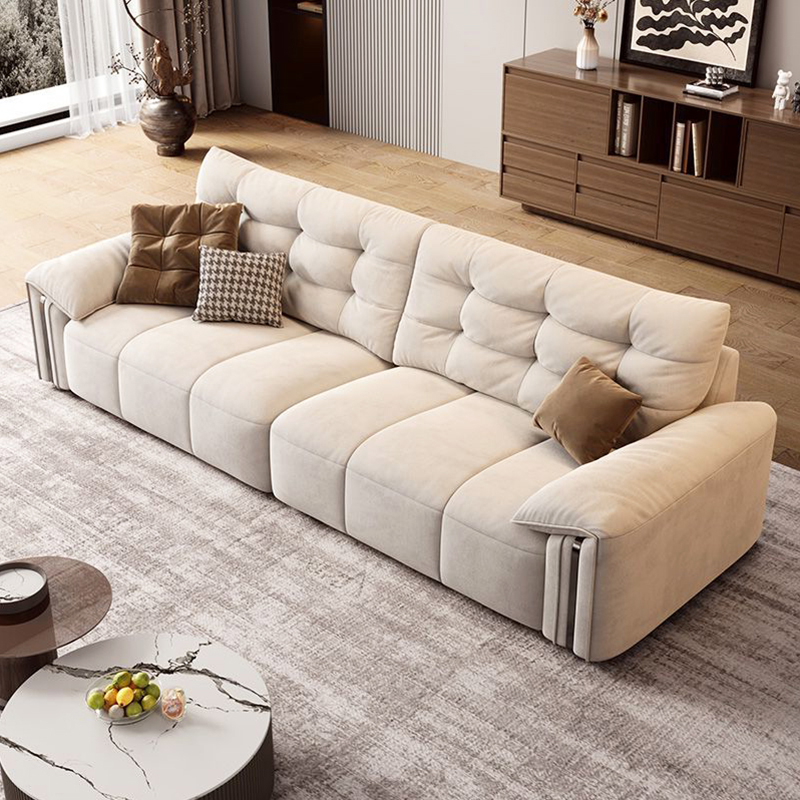 钢琴键直排三四人位沙发