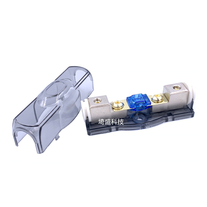 一进一出汽车电源线音响改装保险丝座 插栓式保险片功放保险胆