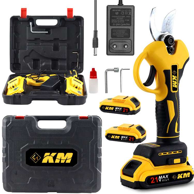 充电式电动修枝剪刀果树剪无线园艺园林专用粗枝剪刀树枝锂电剪刀