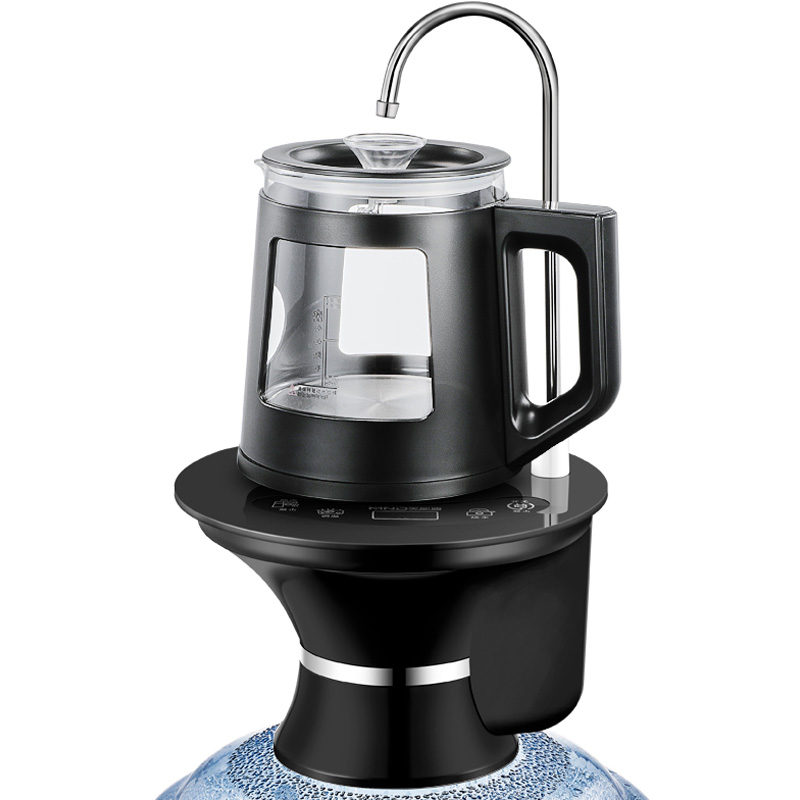 极速桶装d水自动上水抽水加热一体玻璃壶饮水器