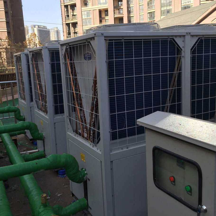 山西空气能商用空气源热泵采暖集中太阳能中央热水系统煤改电专用