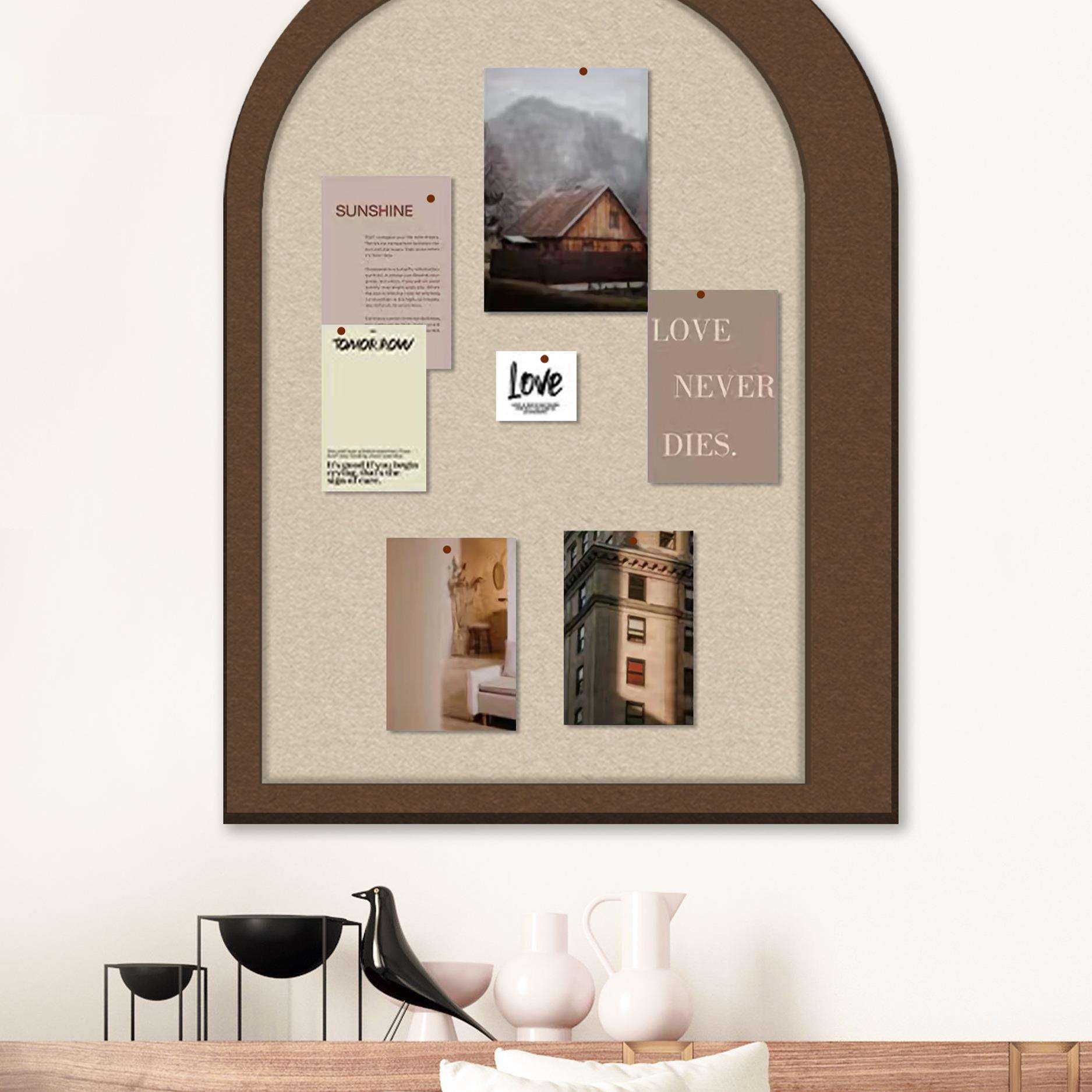 毛毡墙贴软木板照片墙背景板展示板免打孔墙面装饰板墙拍立得挂墙