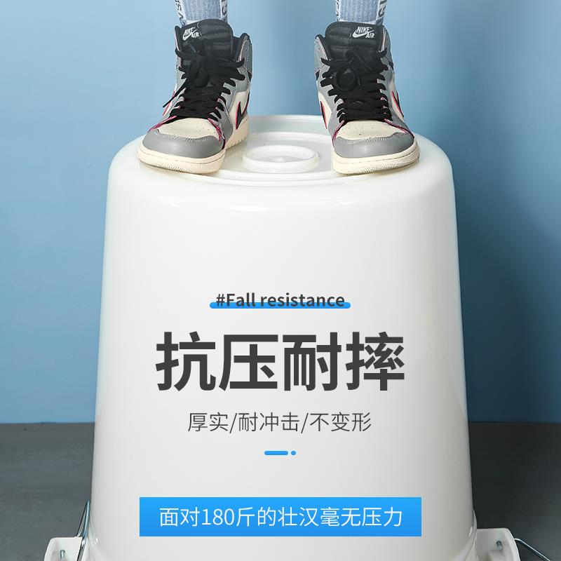 W1TR大号圆形垃圾桶户外环卫工业加厚垃圾桶商用食堂厨房垃圾