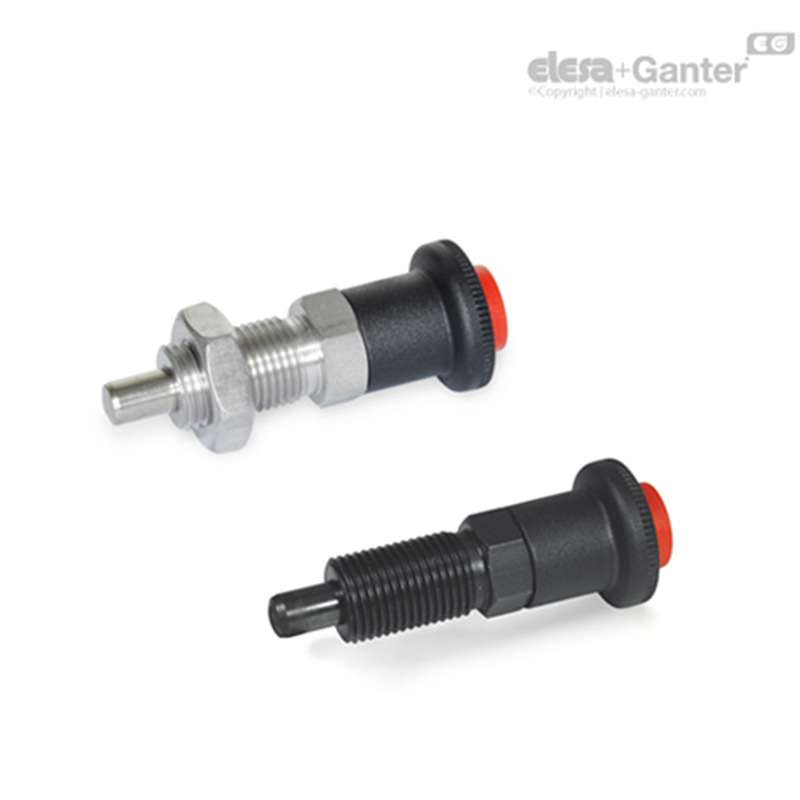 Elesa Ganter伊莉莎冈特 GN 414分度销不锈钢带安全锁按钮解锁