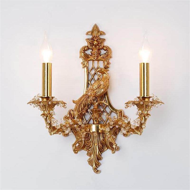 欧式全铜壁灯客厅书房卧室走廊过道法式覆古屋豪华优雅创意鸟,农机/农具/农膜,播种栽苗器/地膜机,淘宝优惠券,粉丝福利购,淘宝优惠卷