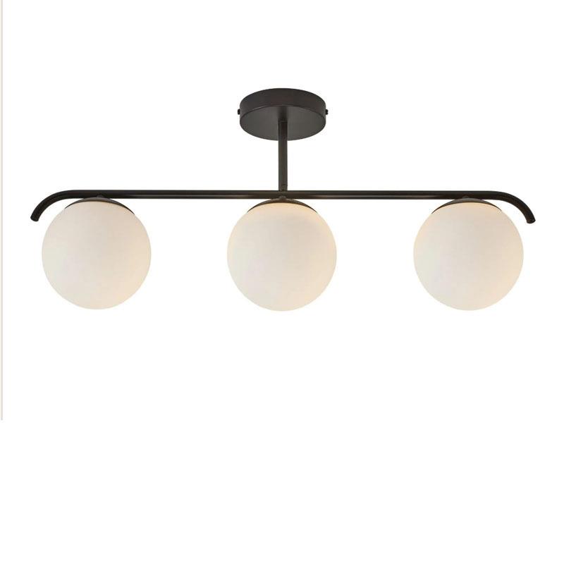 北欧后现代简约大气餐厅吊灯设计师创意吧台前台餐桌魔豆一字吊灯