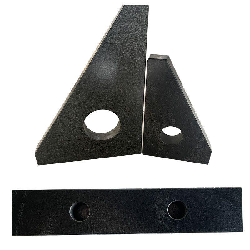 高精度00级大理石测量检验检测90度花岗石方尺 平尺 角尺靠尺