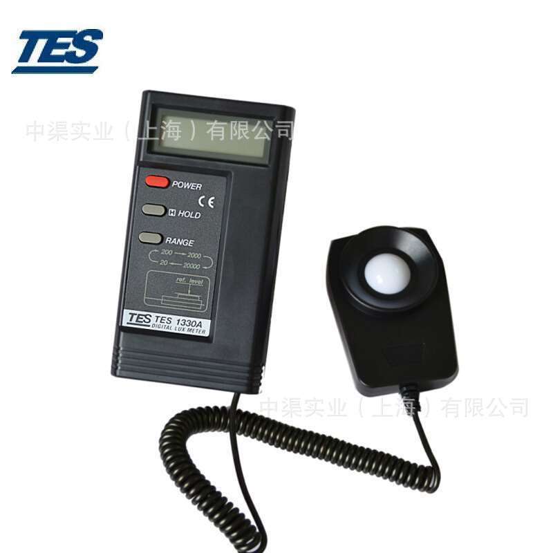 泰仕牌TES-1330A照度表TES1330A数显照度计200000Lux光度值测量