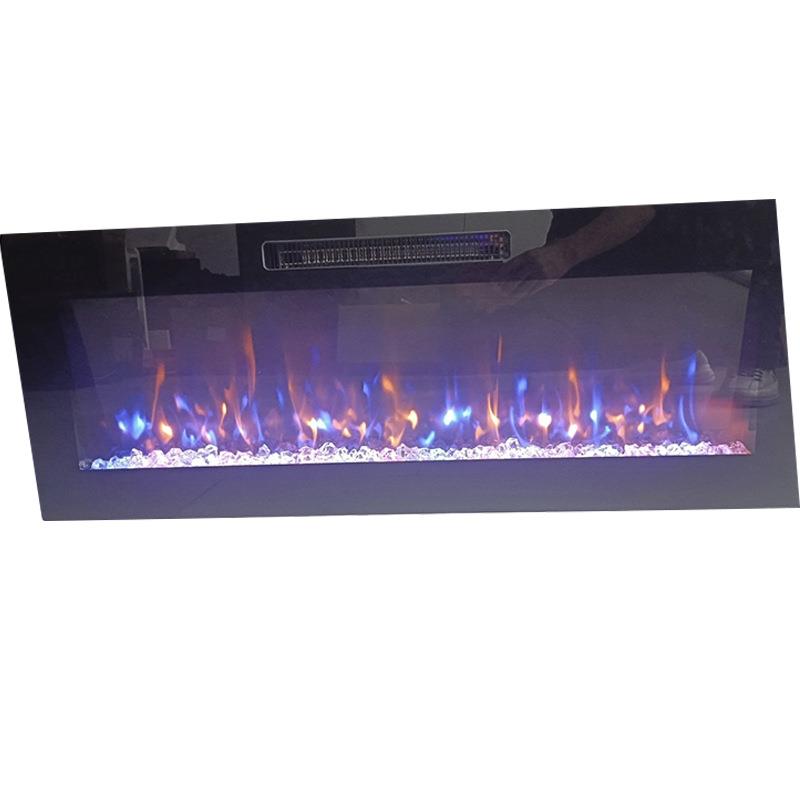 跨境亚马逊家用欧美装饰壁挂式LED多色彩仿真火焰电子壁炉取暖器