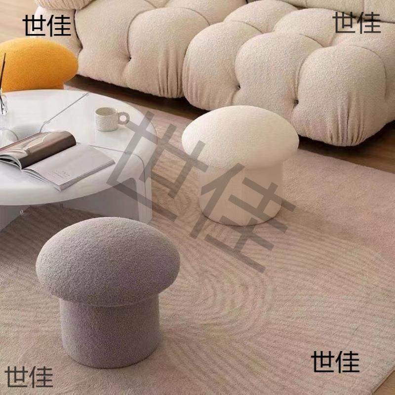 奶油风实木凳子可爱蘑菇凳家用小板凳成人矮凳茶几沙发圆墩子宏东,农机/农具/农膜,播种栽苗器/地膜机,淘宝优惠券,粉丝福利购,淘宝优惠卷