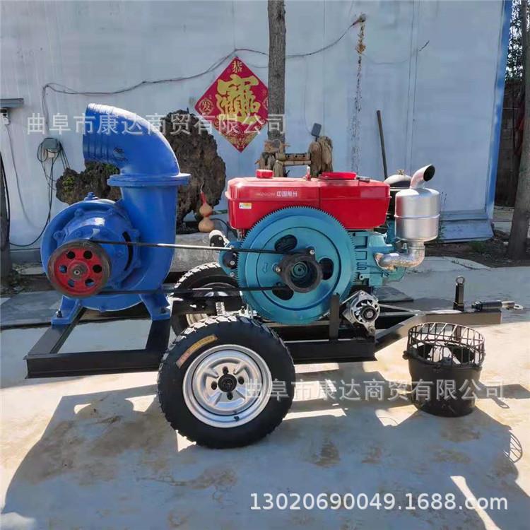 小型框架式抽水泵 建筑防汛排水泵 六寸自吸泵图片柴油水泵