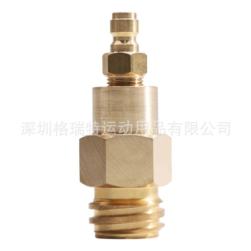 跨境全铜气泡水机转接头带8mm快速断开接头TR21-4粗牙接苏打水机