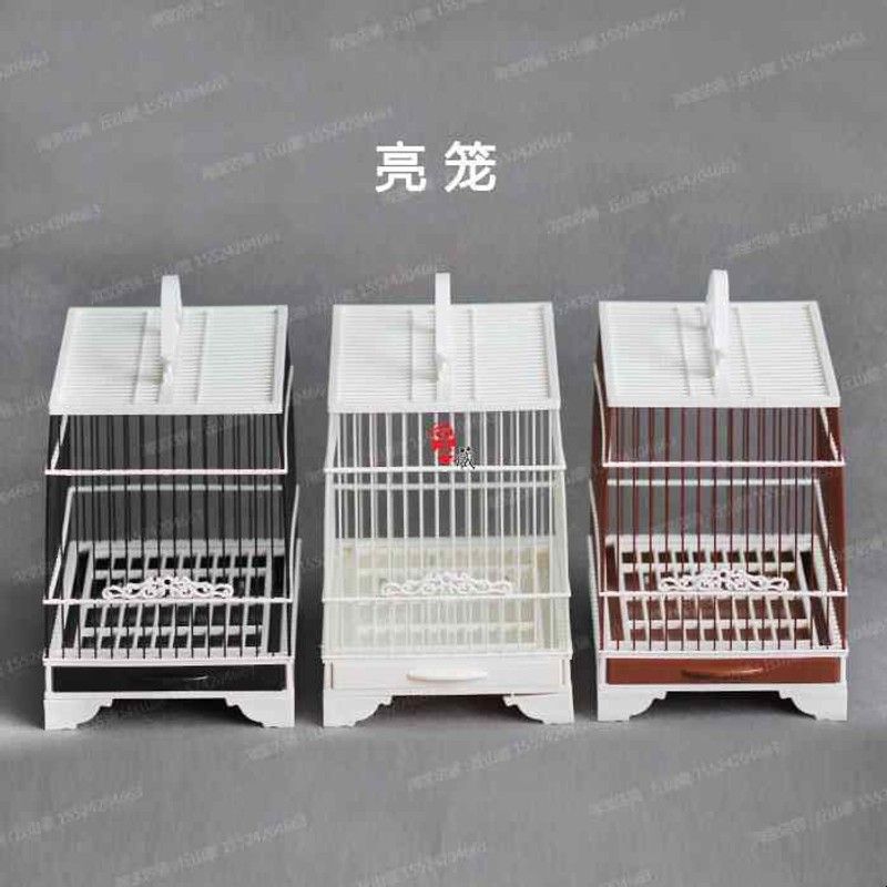 塑钢鸟笼0.8丝距柳莺杂雀山雀绣眼笼板笼亮笼养笼澡笼小笼图片