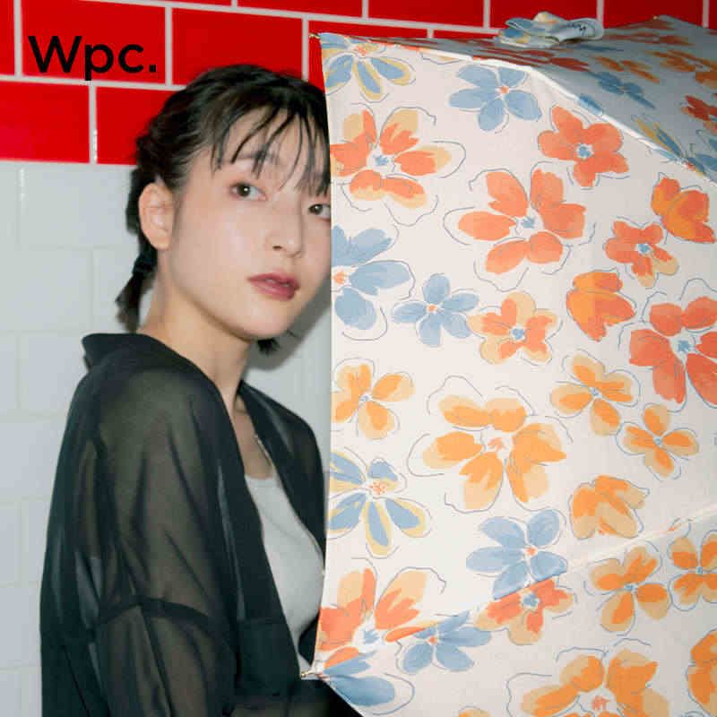 wpc雨伞手动超轻迷你口袋伞五折小巧便携高颜值卡片折叠伞图片