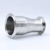 304不锈钢卫生级快装 大小头变径大小头卡盘同心异径接头25