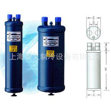 台湾爱梦得 冠亚 油分离器 制冷机组油分 S-4007/S-5203 接口7/8