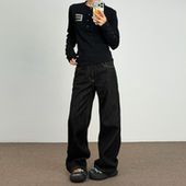 JADE 百搭牛仔裤 QILIN 脱浆原牛赛络纺原色直筒男女同款