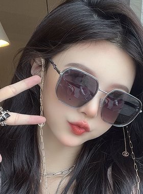 山姆优选新款复古偏光太阳眼镜防紫外线墨镜女小红书爆款显瘦眼镜