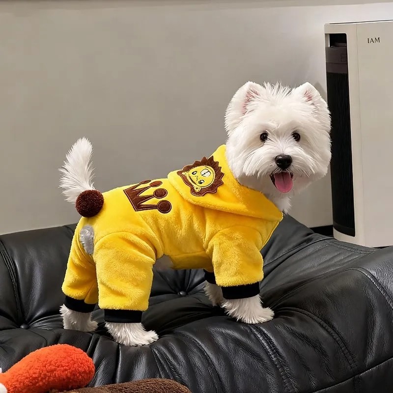 狗狗衣服秋冬保暖狮子变身装