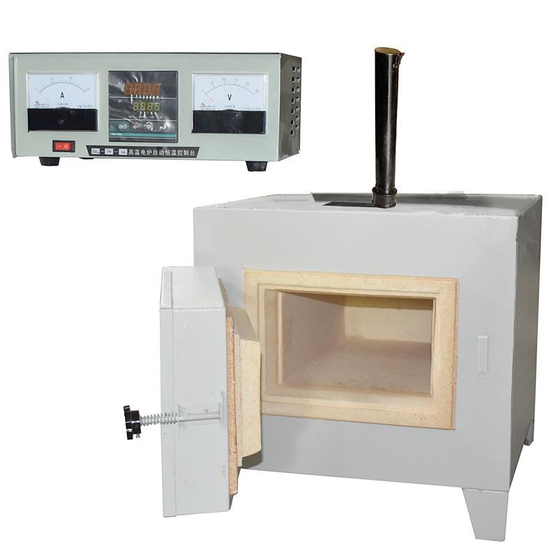 沪粤明烟道式马福炉SX2-2.5-12D 烟囱式1000度 箱式电阻炉