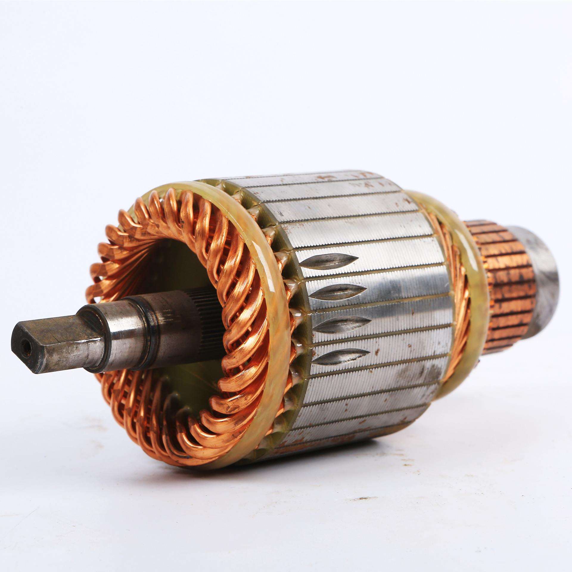 12V电动自锁绞盘车载汽车转子起动机转子定子线圈电动绞盘配件