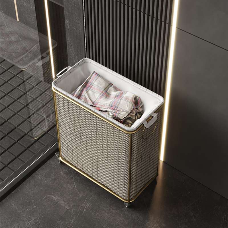 夹缝洗衣篮网红北欧脏衣篓轻奢浴室窄污衣篮衣服收纳筐身桶脏衣篮